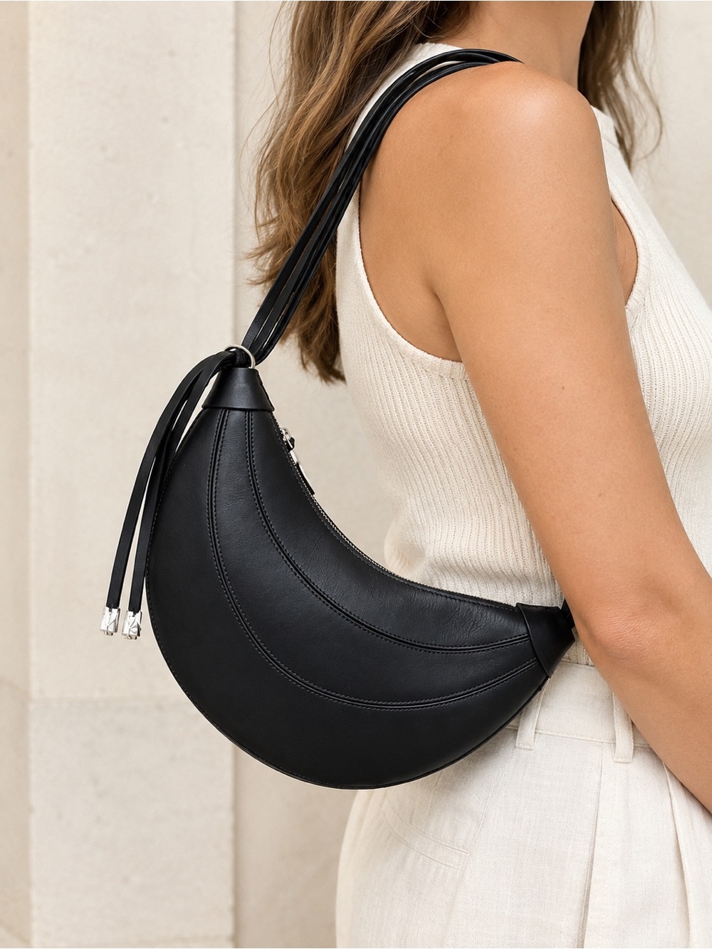 FARM Rio Banana Mini Bag Black NWT